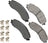 Akebono SDF2223 Disc Brake Pad Set - Front
