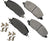 Akebono SDF2229 Disc Brake Pad Set - Front