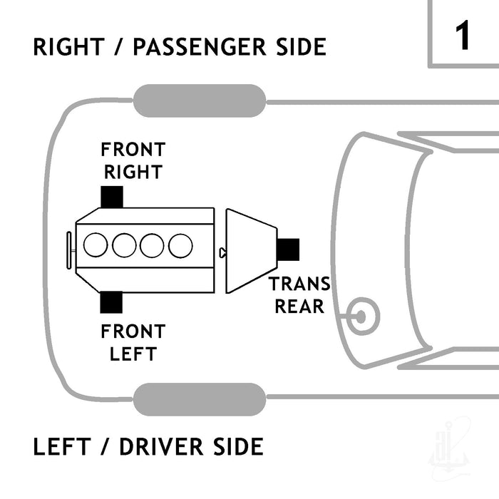 Anchor 2448 Manual Transmission Mount - Rear