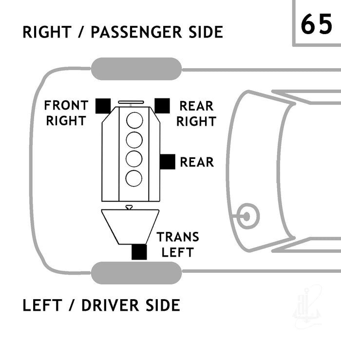 Anchor 2601 Manual Transmission Mount - Left