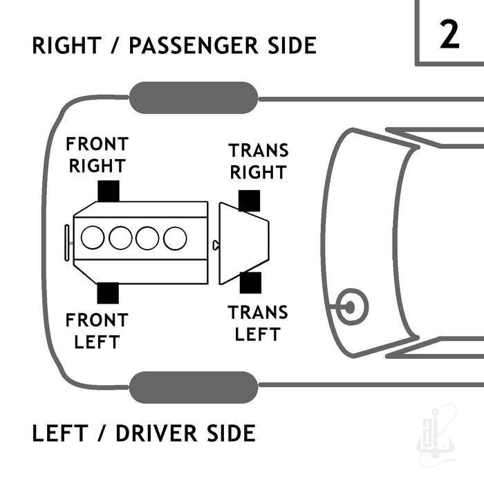 Anchor 2617 Manual Transmission Mount - Left