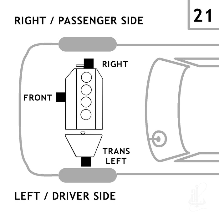 Anchor 2824 Manual Transmission Mount - Left