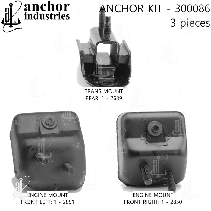 Anchor 300086 Engine Mount Kit