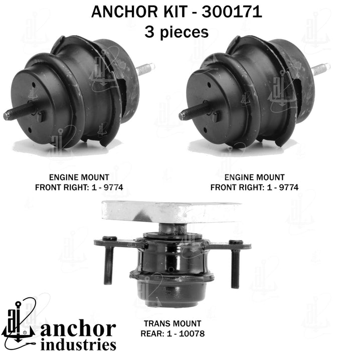Anchor 300171 Engine Mount Kit