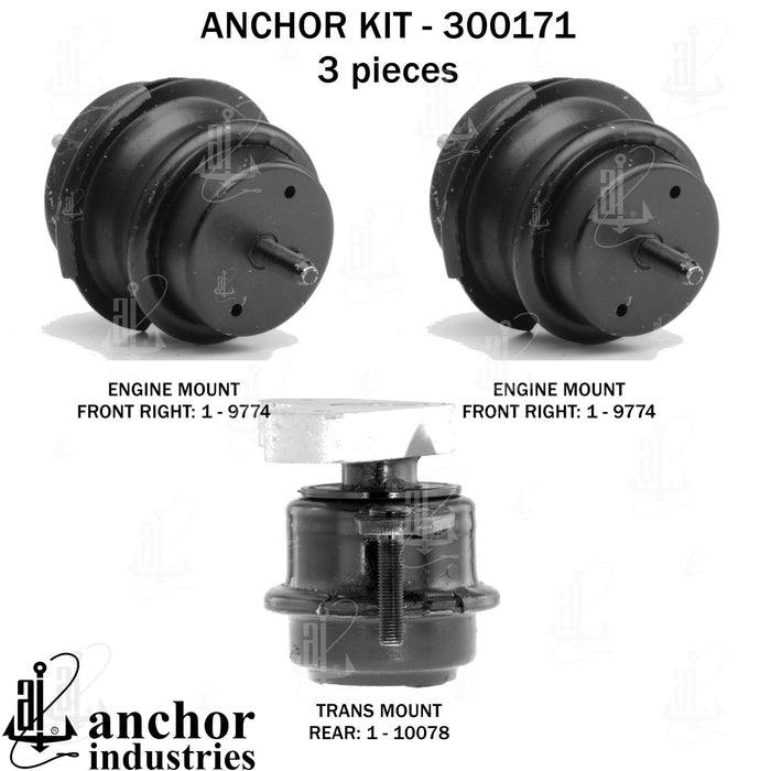 Anchor 300171 Engine Mount Kit