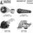Anchor 300207 Engine Mount Kit