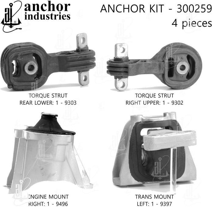 Anchor 300259 Engine Mount Kit