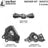 Anchor 300273 Engine Mount Kit