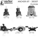Anchor 300307 Engine Mount Kit