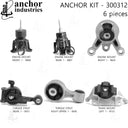 Anchor 300312 Engine Mount Kit