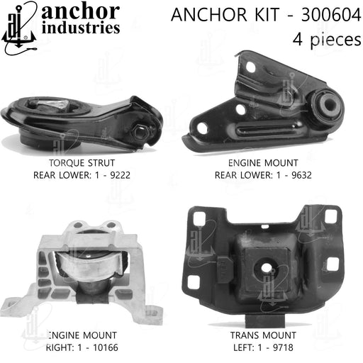 Anchor 300604 Engine Mount Kit