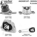 Anchor 300651 Engine Mount Kit