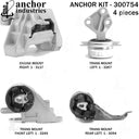 Anchor 300754 Engine Mount Kit