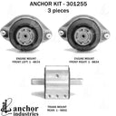 Anchor 301255 Engine Mount Kit