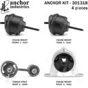 Anchor 301318 Engine Mount Kit