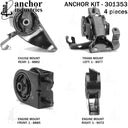 Anchor 301353 Engine Mount Kit