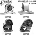 Anchor 301363 Engine Mount Kit