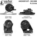 Anchor 301380 Engine Mount Kit