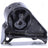 Anchor 3050 Manual Transmission Mount - Left