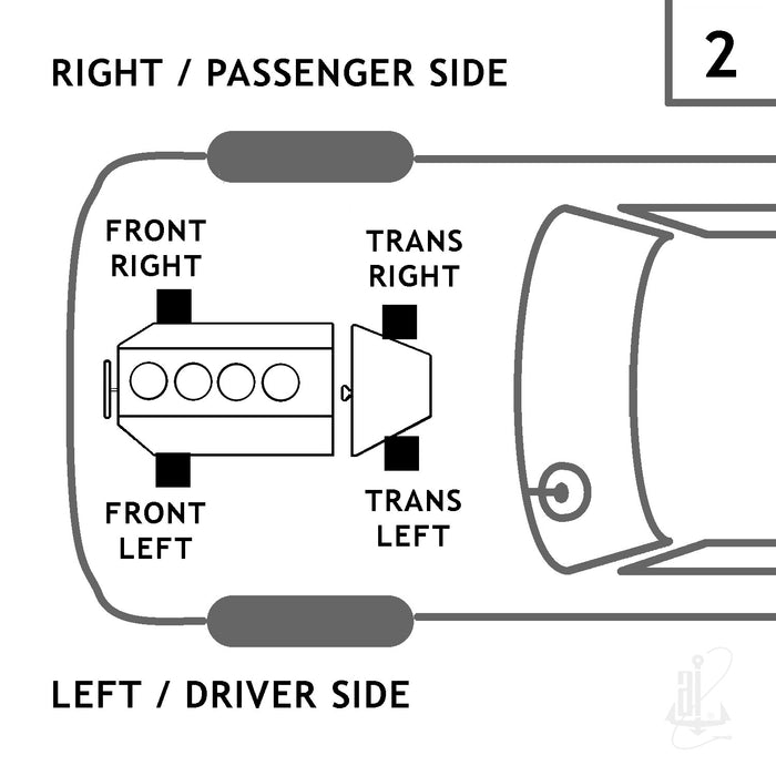 Anchor 3185 Manual Transmission Mount - Left or Right