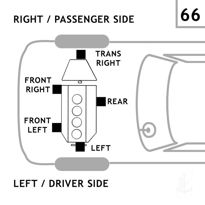 Anchor 8329 Manual Transmission Mount - Right