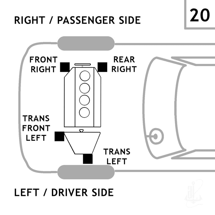 Anchor 8979 Automatic Transmission Mount - Left