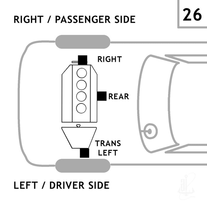 Anchor 9101 Manual Transmission Mount - Left