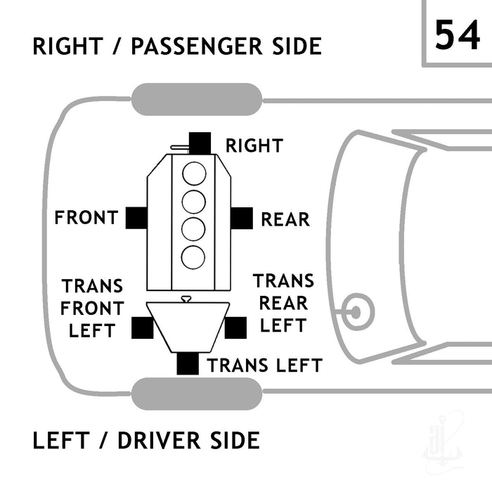 Anchor 9225 Manual Transmission Mount - Left