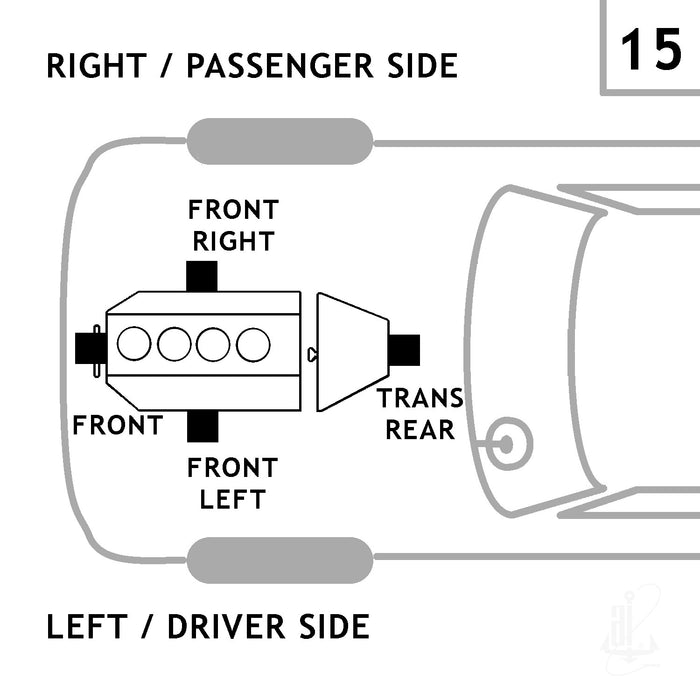 Anchor 9820 Manual Transmission Mount - Rear