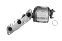 AP Exhaust 641243 Catalytic Converter with Integrated Exhaust Manifold - Front Right or Right