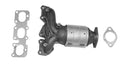 AP Exhaust 641311 Catalytic Converter with Integrated Exhaust Manifold - Front Right or Rear
