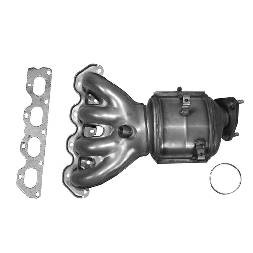 AP Exhaust 641345 Catalytic Converter with Integrated Exhaust Manifold - Front