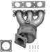 AP Exhaust 641536 Catalytic Converter with Integrated Exhaust Manifold - Front Left