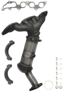 AP Exhaust 641625 Catalytic Converter with Integrated Exhaust Manifold - Front