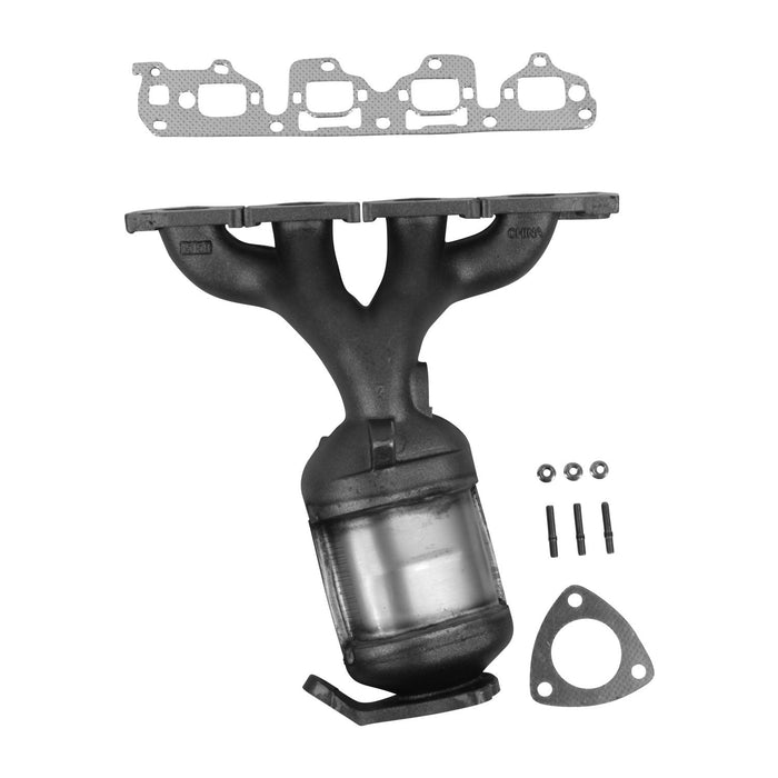 AP Exhaust 642198 Catalytic Converter with Integrated Exhaust Manifold - Front