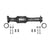 AP Exhaust 642804 Catalytic Converter - Rear
