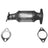 AP Exhaust 642829 Catalytic Converter - Rear