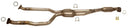 AP Exhaust 644181 Catalytic Converter - Rear