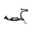 AP Exhaust 645195 Catalytic Converter - Rear Left