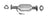 AP Exhaust 645358 Catalytic Converter - Rear