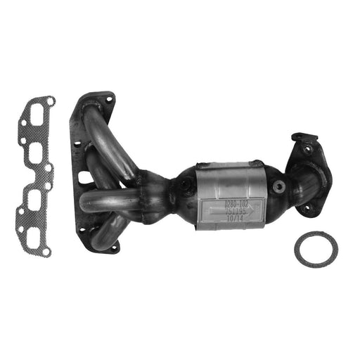 AP Exhaust 751195 Catalytic Converter with Integrated Exhaust Manifold - Front