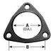 AP Exhaust 9031 Exhaust Pipe Flange Gasket - Front
