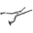 AP Exhaust 94018 Exhaust Pipe - Front