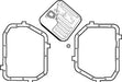 ATP Parts B-186 Transmission Filter Kit