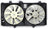 APDI 6010072 Dual Radiator and Condenser Fan Assembly