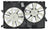 APDI 6010296 Dual Radiator and Condenser Fan Assembly