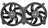 APDI 6010299 Dual Radiator and Condenser Fan Assembly