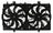 APDI 6010302 Dual Radiator and Condenser Fan Assembly