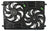 APDI 6010312 Dual Radiator and Condenser Fan Assembly