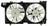APDI 6010323 Dual Radiator and Condenser Fan Assembly